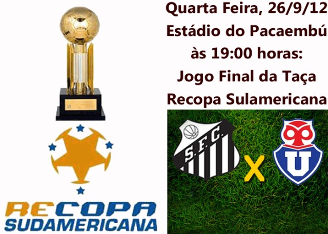 Santos e Universidad de Chile, fazem a Final da Taça Recopa Sulamericana !