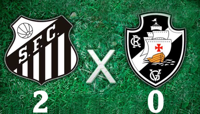 O Santos vence o Vasco da Gama, na Vila Belmiro !