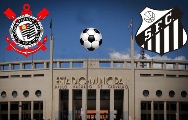 Santos enfrenta o Corinthians no Pacaembú !
