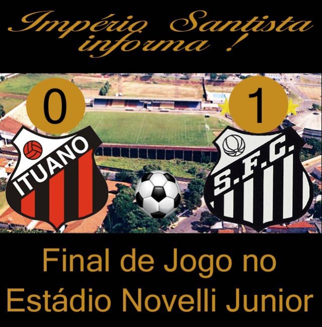 Santos vence o Ituano pelo Paulistão !