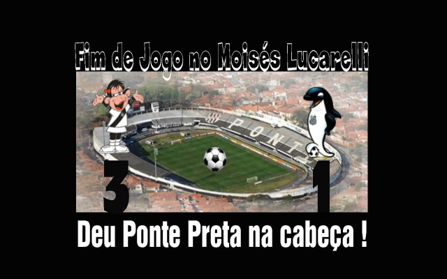 Ponte Preta passeia contra o Santos em Campinas !