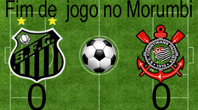 Em jogo de baixo nível técnico, Santo e Corinthians ficam no zero !