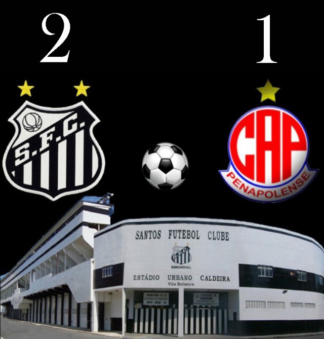 Santos vence o Penapolense na Vila !
