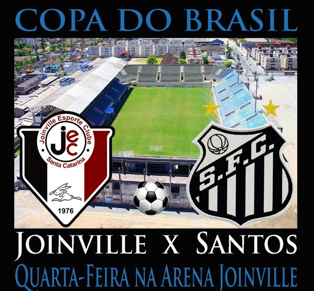 O Santos vai a  Joinville pela Copa do Brasil !