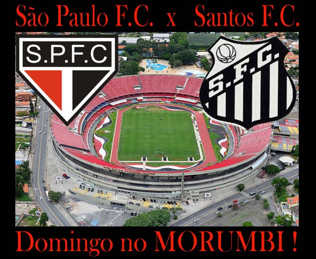 O Santos visíta o São Paulo pela sexta rodada do Campeonato Brasileiro de 2013 !