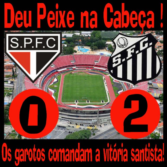 O Santos bate o Tricolor em pleno Estádio do Morumbi !