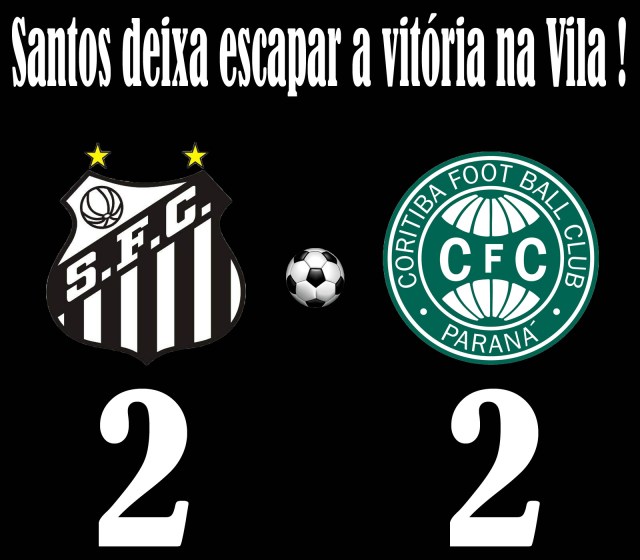 Santos cede o empate na Vila !