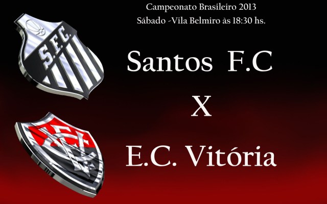 O Peixe recebe o Vitória pelo Brasileirão !