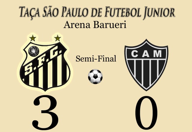 O Peixinho massacra o Atlético e vai para a final da Copa São Paulo