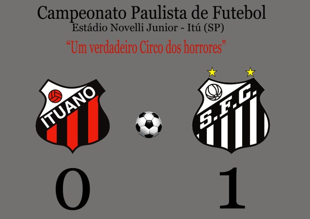 Com baixo nível técnico, o Santos acha um gol, e vence no Novelli Junior !