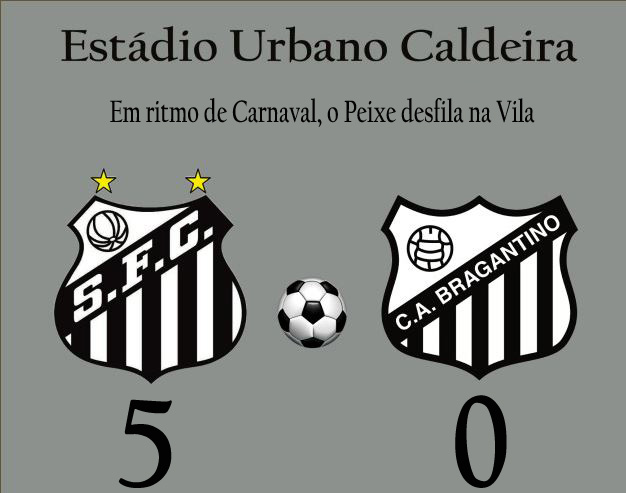 O Peixe joga fácil, e bate o Bragantino na Vila Belmiro !