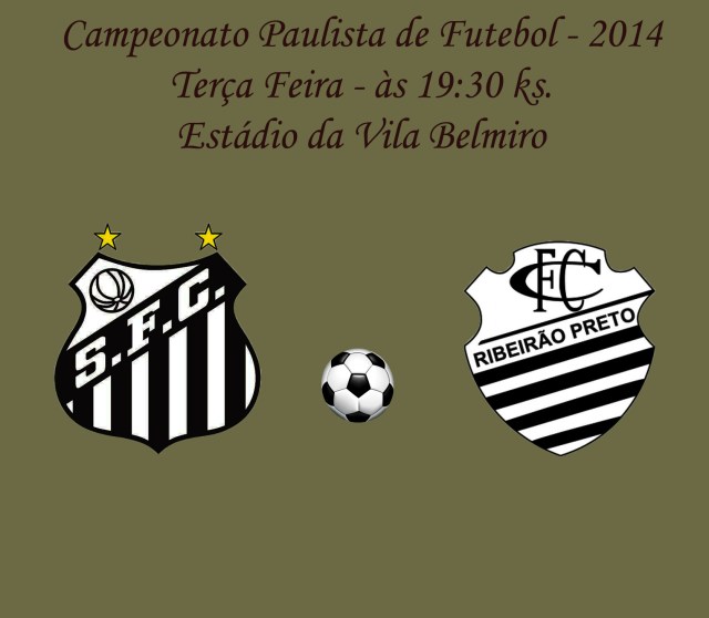 Santos e Comercial de Ribeirão Preto, se enfrentam pela sétima rodada do Campeonato Paulista !