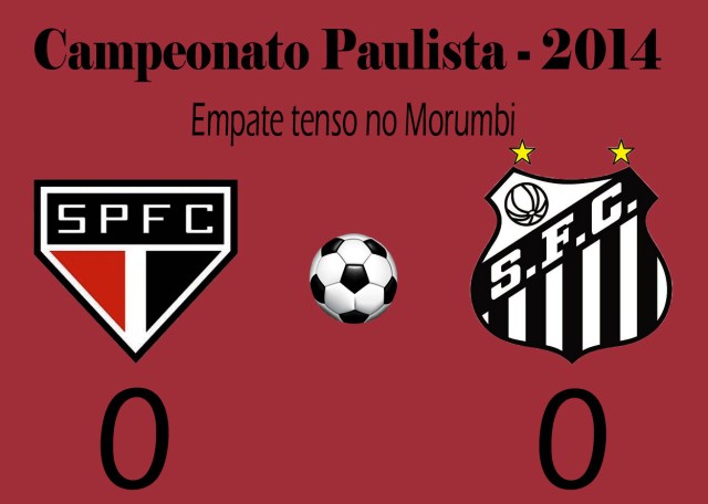 Santos e São Paulo não saem do empate no Morimbi !