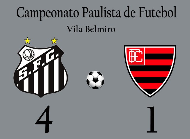 Em jogo de um time só, o Peixe goleia na Vila Belmiro !