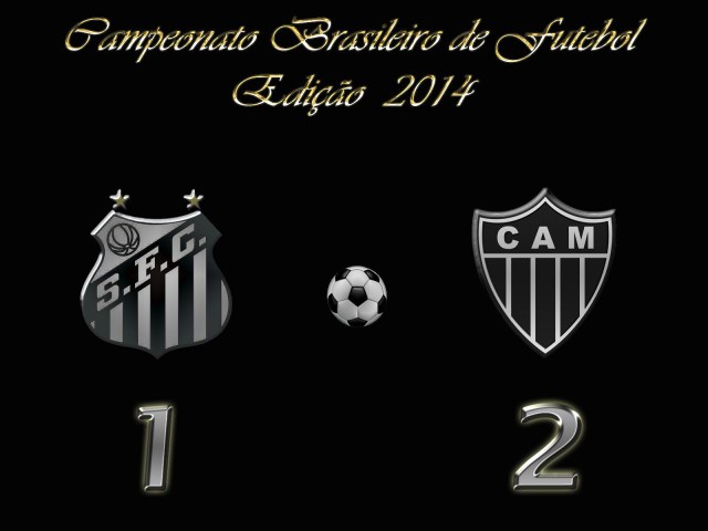 Com futebol irregular, o Peixe sofre pressão e perde para o Galo mineiro !